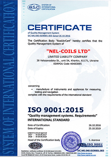 NEL ISO 9001 